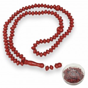 Чотки Kokulu Tasbih 99 бусини Каштановий