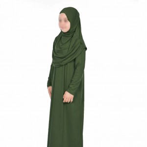 Дитяча молитовна сукня Maradi Cocuk Namaz Elbisesi для 9-10-11 років Зелений