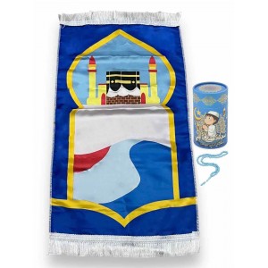 Дитячий Набір Для Молящегося (Килимок та Чітки) Sajda Колба 3379 Дитячий Набір Для Молящегося (Килимок та Чітки) Sajda Колба 3379