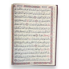 Книга Коран (Мусхаф) Повний Арабською мовою Quran 29Х20 см Бордовий