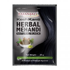 Хна для волосся Patanjali Herbal Mehandi Natural Black Натуральна чорна 20 г