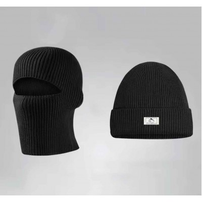 Зимова в'язана шапка-балаклава 2 в 1 тепла вітрозахисна Зимова в'язана шапка-балаклава 2 в 1 тепла вітрозахисна