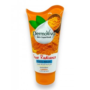 Маска для лица Face mask Dabur Vatika DermoViva Turmeric True Radiance c Куркумой Истинное сияние 150 мл 