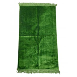 Килимок для намазу без візерунка Simple Sajda 67x113 Зелений