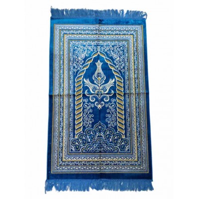 Килимок для молитви (намазу) Sajda Basit 70х110 см 3502 Синій Модель 1