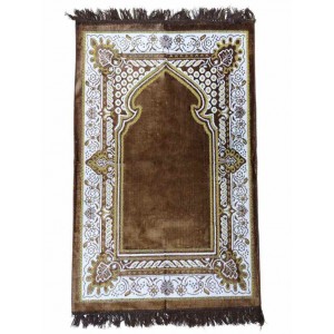 Килимок для молитви (намазу) Sajda Basit 70х110 см 3504 Коричневий