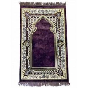 Килимок для молитви (намазу) Sajda Basit 70х110 см 3505 Темно-коричневий Килимок для молитви (намазу) Sajda Basit 70х110 см 3505 Темно-коричневий