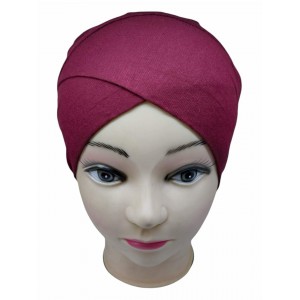 Боне (шапочка) з одним нахлестом Capraz Baglamali Bone Maradi Бордовий Боне (шапочка) з одним нахлестом Capraz Baglamali Bone Maradi Бордовий