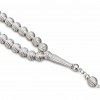 Чотки металеві Tasbih 33 бусини (3620) Сріблястий