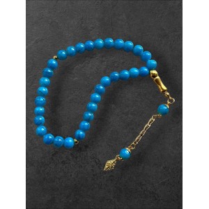 Чотки класичні з фарфорової породи Tasbih 33 бусини Бірюзовий