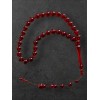 Чотки Classic Plastic Tasbih – 33 бусини Червоний