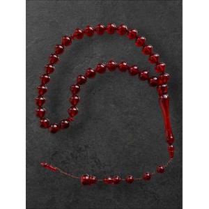 Чотки Classic Plastic Tasbih 33 бусини Червоний