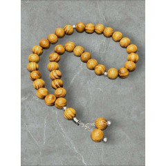 Чотки Дерев’яні 33 намистини Tasbih 14 мм