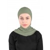 Підхіджабник Жіночий головний убір One Size Buyuk Hijab Bone Ecardin ST224 Хакі