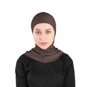 Підхіджабник Жіночий головний убір One Size Buyuk Hijab Bone Ecardin ST224 Шоколадний Підхіджабник Жіночий головний убір One Size Buyuk Hijab Bone Ecardin ST224 Шоколадний