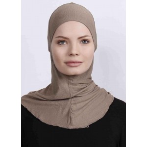 Підхіджабник Жіночий головний убір One Size Buyuk Hijab Bone Ecardin ST224 Кава з молоком
