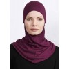 Підхіджабник Жіночий головний убір One Size Buyuk Hijab Bone Ecardin ST224 Рубіновий