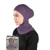 Підхіджабник Жіночий головний убір One Size Buyuk Hijab Bone Ecardin ST224 Сливовий