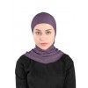 Підхіджабник Жіночий головний убір One Size Buyuk Hijab Bone Ecardin ST224 Сливовий