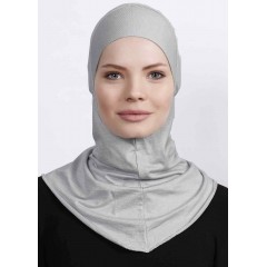 Підхіджабник Жіночий головний убір One Size Buyuk Hijab Bone Ecardin ST224 Сірий
