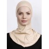 Підхіджабник Жіночий головний убір One Size Buyuk Hijab Bone Ecardin ST224 Бежевий