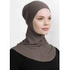 Підхіджабник Ecardin Climafit Hijab Bone з сіткою, дихаючий, One Size, Кава з молоком
