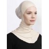 Підхіджабник Ecardin Climafit Hijab Bone з сіткою, дихаючий, One Size, Бежевий