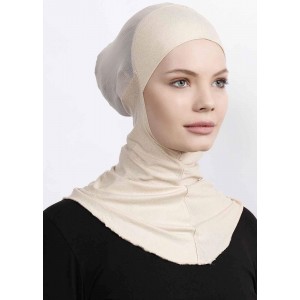 Підхіджабник Ecardin Climafit Hijab Bone з сіткою, дихаючий, One Size, Бежевий