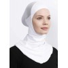 Підхіджабник Ecardin Climafit Hijab Bone з сіткою, дихаючий, One Size, Білий