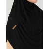 Хіджаб готовий цільний Tesettur Turban Ecardin ST406 One Size Чорний