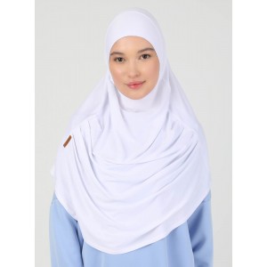 Хіджаб готовий цільний Tesettur Turban Ecardin ST406 One Size Білий