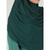 Хіджаб готовий цільний Tesettur Turban Ecardin ST406 One Size Смарагдовий