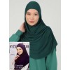 Хіджаб готовий цільний Tesettur Turban Ecardin ST406 One Size Смарагдовий