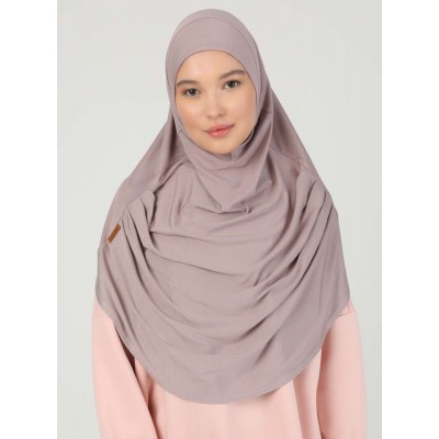 Хіджаб готовий цільний Tesettur Turban Ecardin ST406 One Size Пильна троянда
