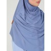 Хіджаб готовий цільний Tesettur Turban Ecardin ST406 One Size Джинсовий синій