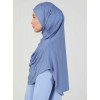 Хіджаб готовий цільний Tesettur Turban Ecardin ST406 One Size Васильковий