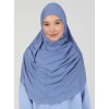 Хіджаб готовий цільний Tesettur Turban Ecardin ST406 One Size Васильковий