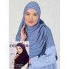 Хіджаб готовий цільний Tesettur Turban Ecardin ST406 One Size Васильковий