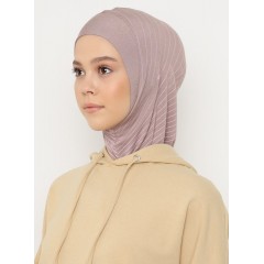 Хіджаб-балаклава без нахльосту Babe Düz Ecardin Model 1 Капучіно