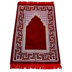 Килимок для молитви Islamoglu Seccade Sajda Zellige — Східний візерунок, 70x110 см Бордо