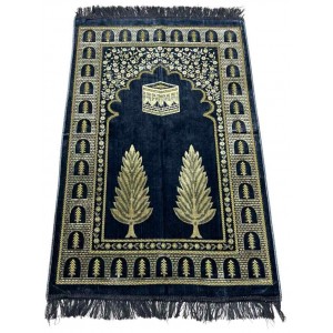 Килимок для намазу Islamoglu Seccade Sajda Kaaba Темно-сірий