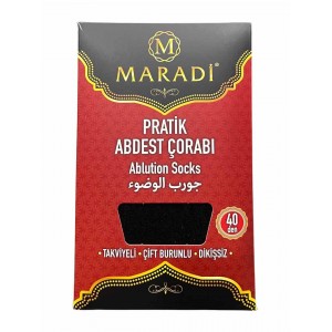 Шкарпетки для омивання Pratik Abdest Corabi Maradi Чорний