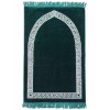 Молитовний килимок Намазлик Classic Mihrab 70×110 см Темно-зелений