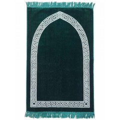 Молитовний килимок Намазлик Classic Mihrab 70×110 см Темно-зелений