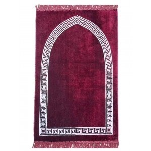 Молитовний килимок Намазлик Classic Mihrab 70×110 см Бордовий