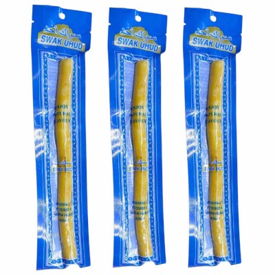 Набір 3 шт Мисвак (сівак) Swak Uhud Miswak паличка для чищення зубів 19 см Подовжений