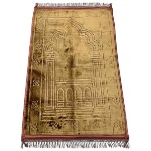 Килимок для намазу Dcib Luxury Velvet Sajda 80×120 см Коричневий