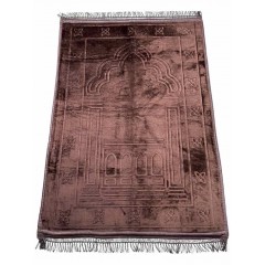 Килимок для намазу Dcib Luxury Velvet Sajda 80×120 см Шоколадний