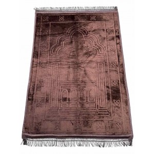 Килимок для намазу Dcib Luxury Velvet Sajda 80×120 см Шоколадний