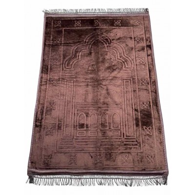 Килимок для намазу Dcib Luxury Velvet Sajda 80×120 см Шоколадний